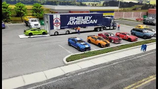 Experience the Thrill of the Amazing Mini GT 1/64 SHELBY American Transporter Set