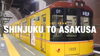 How to get to Tukiji,Ginza and Asakusa from Shinjuku