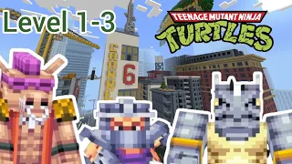 Minecraft Teenage Mutant Ninja Turtles DLC - Gameplay Walkthrough Levels 1-3