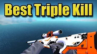 AWP TRIPLE KILL - CS:GO MONTAGE