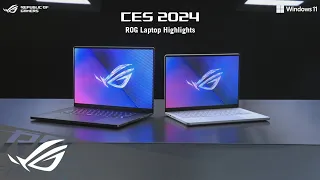 CES 2024 ROG Laptop Series - Highlights