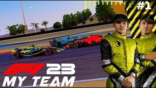F1 23 My Team Career Mode | Episode 1 | THE START OF A NEW CHAPTER