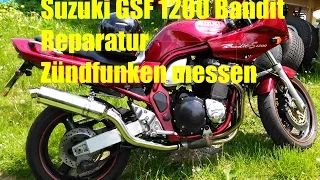 Suzuki GSF1200 Bandit -Motorrad Reparatur und Umbau Teil 3- Zündleistung messen