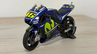 JPMiniMe Diecast - Overview of Minichamps 1:18 Yamaha YZR-M1 MotoGP 2017 Valentino Rossi #46