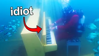 How *Not* to Play Piano Underwater