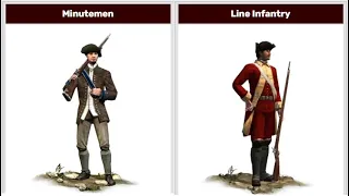 Empire: Total War 1vs1: Minutemen vs Line Infantry