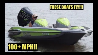 RIDING IN SOME OF THE FASTEST HIGH PERFORMANCE BASS BOATS IN THE WORLD! ALLISON PERFORMANCE BOATS!