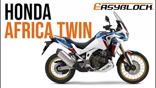 Honda Africa Twin - EasyBlock Motorcycle Wheel Lock - Installation Video 🔒