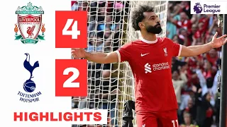 Liverpool vs Tottenham HIGHLIGHTS (4-2): Gakpo, Robertson, Elliott & Salah GOALS.