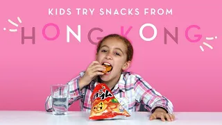 Kids Try Snacks from Hong Kong | Kids Try | HiHo Kids