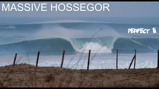 MASSIVE HOSSEGOR / PERFECT FRENCH TUBES PUMPED SINCE THE RECENT STORM, UNLOADING ON A PERFECT BANK