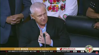 Mike Bonin speaks out about racist remarks about his son – FULL SPEECH