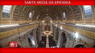 Janeiro 6 2020, Santa Missa na solenidade da Epifania do Senhor  - Homilia, Papa Francisco