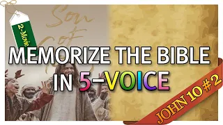 [5-Voice Bible Memorize for Beginners] Healing for Heart, Soul and Body in just 5 minutes/JOHN 10-#2