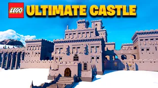 Mega Lego Fortnite Castle Tour!!!!