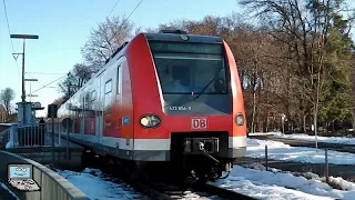 Buchenhain mit ET 423 der Münchner Ⓢ-Bahn
