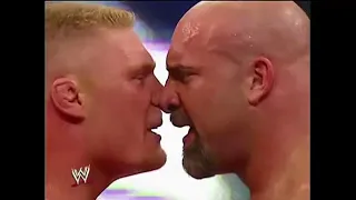 Goldberg Vs Brock lesner Match 2003 Wrestlemania 20