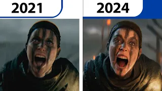 Hellblade 2 | 2021 Gameplay VS 2024 Final Version | Graphics Comparison |Analista de Bits