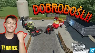 DOBRODOŠLI NA KMETIJI PR' GERMADNK' (FS22 MODDED LIVE) [SLO] #1