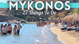 Best Things To Do In Mykonos Greece 2023 4K