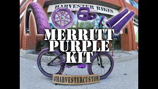 Merritt Purple Kit Custom BMX @ Harvester Bikes