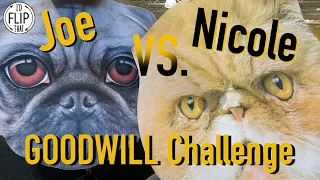 THRIFT WITH US  I  Nicole vs. Joe -Epic Goodwill Challenge  I  you won't believe what we found!