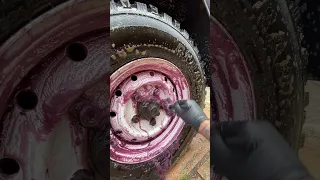 Rusty OFF-ROAD Wheel Detail… #shorts #asmr #detailing