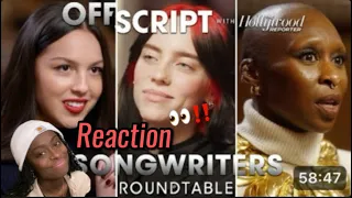 I’m Here For Billie and Olivia😂 |Songwriters Roundtable, Preview| Reaction‼️