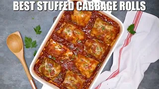 How to make the BEST Stuffed Cabbage Rolls - Sweet and Savory Meals