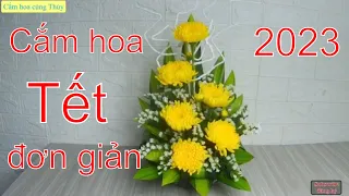 Cách Cắm Hoa Cúc Kim Cương Ngày Tết Đẹp | Cắm hoa tết