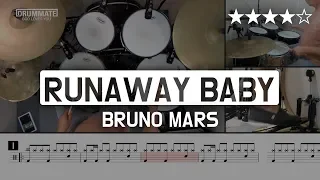 088 | Runaway Baby - Bruno Mars (★★★★☆) POP Drum Cover