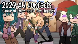2029 AU funfacts! (Even though some aren't fun) 💚 | The music freaks AU