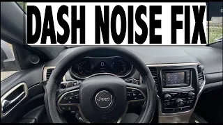 2014 Jeep Grand Cherokee Dash squeaking Noise FIX