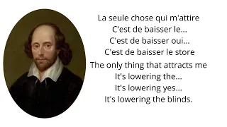 Shakespeare Et Pire Encore - France Gall English Lyrics French Paroles ("Shakespeare & Even Worse")