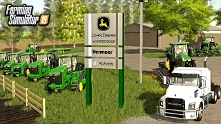 $8,000,000 SPENT STOCKING EQUIPMENT AT JOHN DEERE DEALERSHIP (ROLEPLAY) | FARMING SIMUALTOR 2019