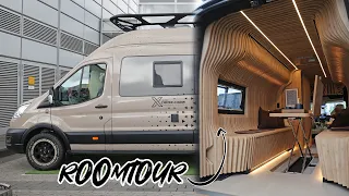 Ford Transit mit unfassbarem Raum und Möbelkonzept! Alpine Cross Cabin Concept / ROOMTOUR