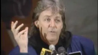 Paul McCartney press conference Dec. 7, 1989 Toronto