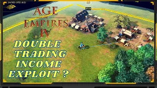 AOE4 Double market trading exploit | Double trouble