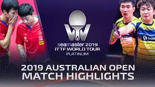 Ma Long/Lin Gaoyuan vs Lee Sangsu/Jeoung Youngsik | 2019 ITTF Australian Open Highlights (Final)