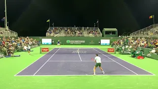 Jenson Brooksby on fire vs Khachanov 🔥😮 (Court Level ATP Match)