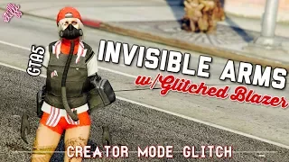 *PATCHED*GTA5 | Female Creator Mode Glitch: Invisible Arms with Glitched Blazer