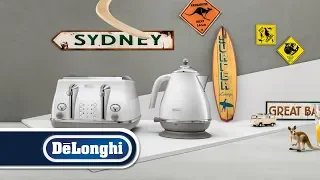 Icona Capitals Sydney White by De'Longhi | Breakfast Collection with 4-slice toaster