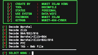 How To Decode Hard Encode / 2.8kb File Decode / Decompile Any Python Encode File