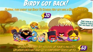 Unlocked Hats Birdy Got Back! The Back to School Hat Set: Angry Birds 2 New Update 2022