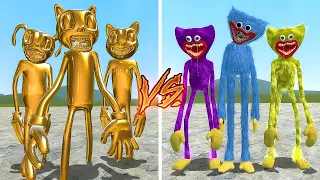 ALL CARTOON CAT GOLDEN VS ALL HUGGY WUGGY!! Garry's Mod Sandbox [Poppy Playtime]