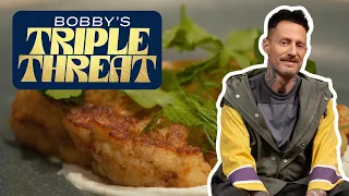 Michael Voltaggio Makes Cauliflower Steaks & Veggie Bolognese | Bobby's Triple Threat | Food Network