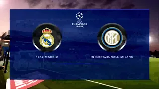 REAL MADRID VS INTER MILAN POSSIBLE LINE UP