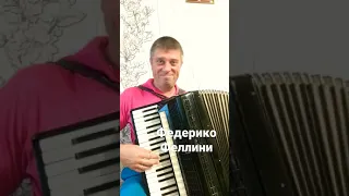 Федерико Феллини на аккордеоне 😀😂👍 #shorts