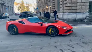 FERRARI SF90 STRADALE FULL ELECTRIC vs FULL HYBRID [ SOUND COMPARISON ]