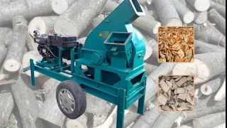 Mini Wood Chipper Machine for Making High Quality Wood Chips | Mobile Wood Chipping Machine For Sale